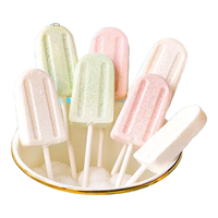 仁心食匠甜甜圈迷你巧克力装饰可食用摆件粉色草莓甜品热奶宝小料 雪糕奶棒糖混合味180g