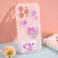 三丽鸥(SANRIO)库洛米贴纸大号双层3D立体泡泡贴儿童卡通酷洛米贴画女孩换装贴纸 三丽欧系列儿童注水贴8款