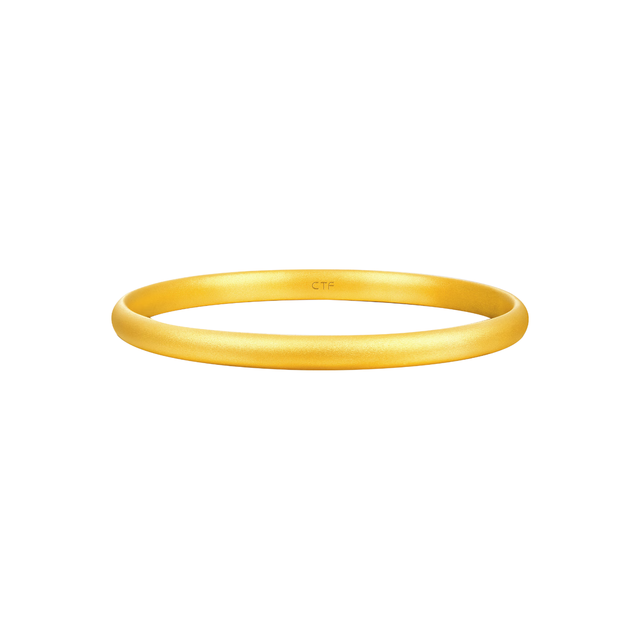 88VIP：周大福 足金黄金手镯 15.22g/15.43g/15.17g EOF1419
