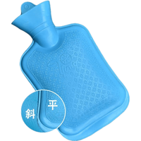 永上海永字牌热水袋大号中号小号加厚注水橡胶永牌热水袋儿童成人灌 中号1L【蓝色】
