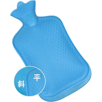 永上海永字牌热水袋大号中号小号加厚注水橡胶永牌热水袋儿童成人灌 大号1.75L【蓝色】