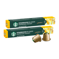 星巴克（Starbucks）【3盒装划算】Nespresso 胶囊咖啡冷萃美式意式浓缩特选黑咖啡 外包装破损不支持退货】3条