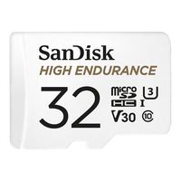 闪迪 Sandisk HIGH ENDURANCE系列 Micro-SD存储卡 32GB(UHS-I、V30、U3)