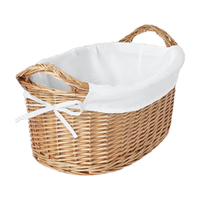 宜家（IKEA）TOLKNING托克宁藤条编制洗衣篮脏衣篓多尺寸杂物篮子 洗衣篮