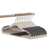 希维思 衣架 半圆无痕基础款 10个 颜色随机