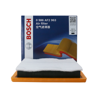 BOSCH 博世 空气滤芯滤清器AF2963适配大众桑塔纳朗逸宝来捷达昕动昕锐明锐等