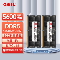 GeIL 48GB(24GBx2) DDR5 5600 笔记本内存条 千禧系列