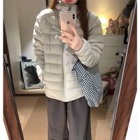 排骨棉服女2025冬季韩系修身显瘦棉衣小个子连帽短款棉袄外套