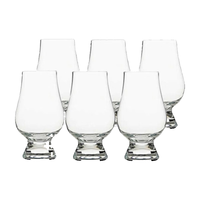 NAPPA 威士忌酒杯水晶杯闻香杯品酒杯白兰地杯ISO杯手工雕刻烈酒杯套装 大师系列 简装 170ml 6只