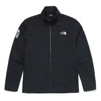 北面男子户外轻便拉链胶印LOGO运动软壳肩章外套夹克NJ5JM00