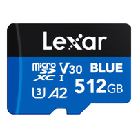 雷克沙 BLUE系列 MicroSD存储卡 512GB（UHS-I、V30、A2）