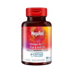 MegaRed 4合1 磷虾油鱼油混合胶囊500mg 80粒