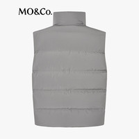 MO&Co.【active系列】羽绒服马甲2025冬新品90鹅绒防风高领MBE4EIN066