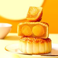广州酒家 好事成双月饼礼盒 双蛋黄白莲蓉 650g