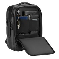 山业 43L大容量背包男 多功能防泼水电脑包 旅行双肩包单肩包 超17英寸