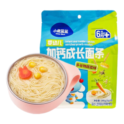 小鹿蓝蓝 多谷物蔬菜味有机婴儿辅食线面 10cm×200g