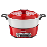 Morphy Richards 摩飞 MR9087 多用途锅 红色
