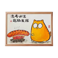 逢考必过超肠发挥搞笑挂画励志座右铭 桌面摆件中考高考 励志