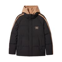 卡宾90鸭绒羽绒服24秋冬可拆卸帽外套字母刺绣 煤黑色01 54  2XL (54/185)