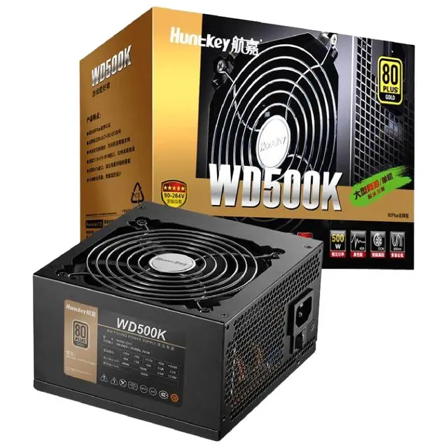  Huntkey/航嘉 WD系列 WD500K 80PLUS金牌 电脑电源