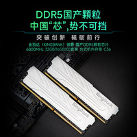 金百达 白刃 DDR5 6800MHz RGB 台式机内存 灯条 C34
