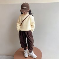 女童毛衣2026时髦儿童冬季半高领衣服小女孩秋冬款针织打底衫