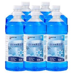 蓝星 液体玻璃水 -40℃ 2L 8瓶装