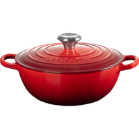 LE CREUSET 酷彩 铸铁圆形汤锅 26cm 樱红色