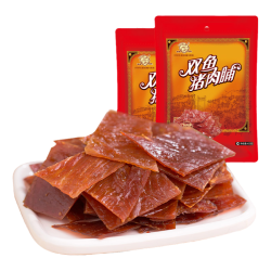 双鱼 自然片 400g*2袋 休闲零食 特级猪肉脯 靖江特产