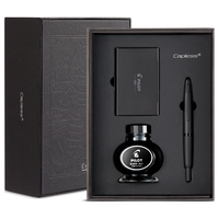 PILOT 百乐 钢笔 Capless黑武士系列 FC-1800R 黑色 EF尖 墨水礼盒装