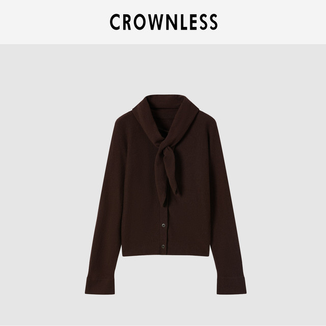 CROWNLESS 女士V领开衫 C1CF514005