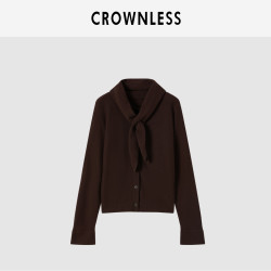 CROWNLESS 女士V领开衫 C1CF514005