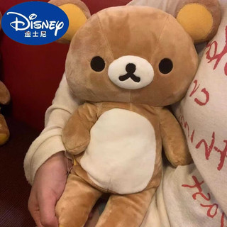 迪士尼（Disney）轻松熊玩偶睡觉抱枕床上娃娃公仔可爱小熊睡衣服毛绒玩具生日礼物 轻松熊裸熊高品质 45厘米