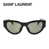 YSL圣罗兰明星同款ysl墨镜女猫眼形开车防晒太阳镜奢侈品眼镜  SL M94/F-005