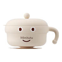 MINITUTU婴儿宝宝辅食碗注水保温碗PPSU防烫防漏防摔多功能儿童餐具喝汤碗 注水保温碗