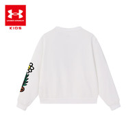 安德玛(Under Armour)童装春季儿童卫衣趣味印花女童综训上衣大童圆领长袖T恤