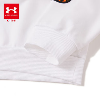 安德玛（Under Armour）童装春季儿童卫衣趣味印花女童综训上衣大童圆领长袖T恤