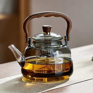 忆壶茶茶壶煮茶壶茶具泡茶壶高硼硅玻璃耐高温茶水分离大容量