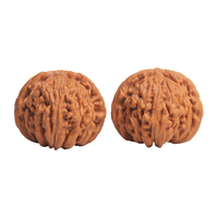 月印百川 核桃文玩四座楼古玩麻核桃手把件约40-41mm+盘玩礼包