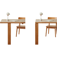 香木语实木大板餐桌吃饭桌子家用莫比恩餐厅桌椅组合书法桌客厅大长书桌 【全实木】餐桌单桌1.2米