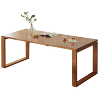 香木语实木餐桌大板书桌北欧饭桌现代简约桌子客厅工作台书法桌