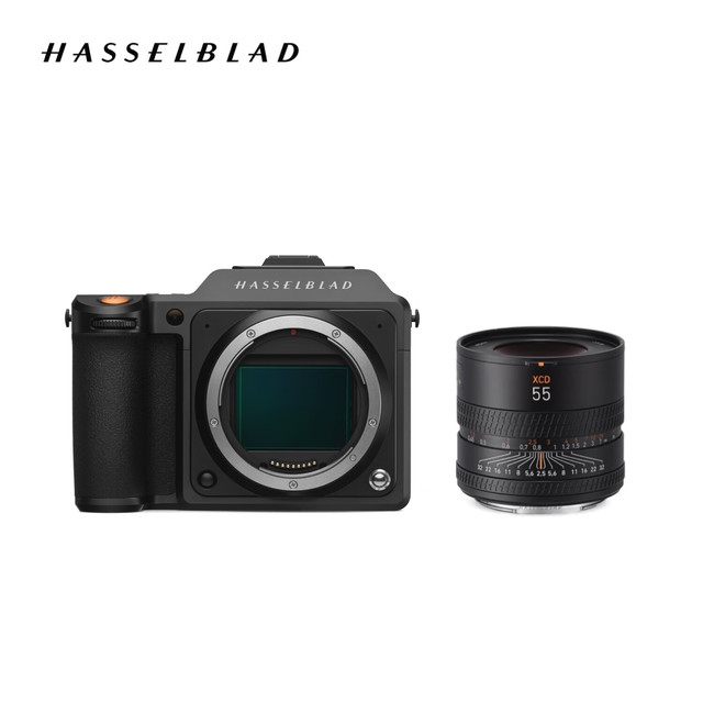 哈苏 X2D 100C 中画幅无反数码相机 + XCD 2,5/55V 纪实人像大光圈镜头定焦镜头套机