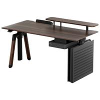 SIHOO 西昊 D07D-101 电动升降桌 深胡桃木色 1.4*0.7m 标准款