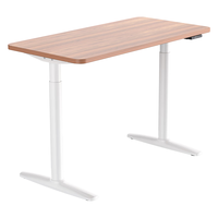 迈德斯特S6电动升降桌榉木实木桌子办公电脑桌学习桌书桌电竞房1.2*0.6m S6捷昌双电机三节+榉木