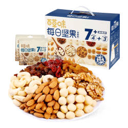 百草味 每日坚果礼盒750g/箱30袋