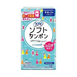 苏菲 尤妮佳卫生棉条月经棉条月经指入导管式姨妈棒日用量10支