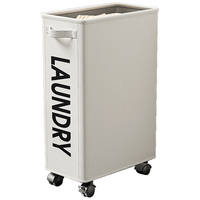 佳帮手脏衣篮家用落地洗衣筐夹缝大容量可折叠放衣服瑜伽垫收纳筐小号 落地脏衣篮【小号】