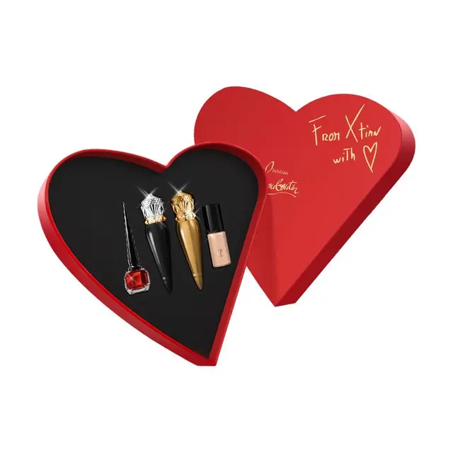 Christian Louboutin 丝绒哑光唇膏套装 (黑管+金管)