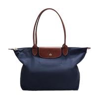 LONGCHAMP 珑骧 Le Pliage系列 女士手提饺子包 1899089556 海军蓝色 大号