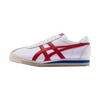Onitsuka Tiger 鬼塚虎 TIGER CORSAIR系列 中性休闲运动鞋 D713L-0123 白色/正红色 44